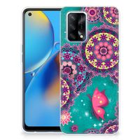 OPPO A74 4G Hoesje maken Cirkels en Vlinders