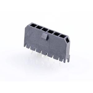 Molex 436500616 Male header, inbouw (standaard) Totaal aantal polen: 6 Rastermaat: 3 mm Inhoud: 1 stuk(s) Tray