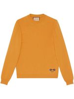 Gucci cashmere-knit horsebit jumper - YELLOW