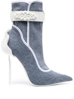 Le Silla bottines Snorkeling en jean 120 mm - Bleu