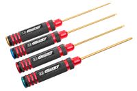 Team Corally Pro Hex Tool Set - Ti-Ni Coated - 1.5 / 2.0 / 2.5 / 3.0 mm - 4 pcs