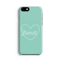 Friends heart pastel: iPhone 8 Volledig Geprint Hoesje - thumbnail