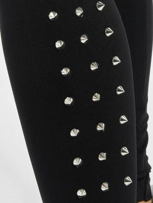 Urban Classics / Legging Side Rivets in zwart Urban Classics / Legging Side Rivets in zwart