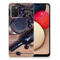 Samsung Galaxy A02s Siliconen Case Wijn