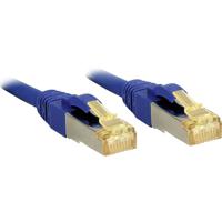 LINDY 47277 RJ45 Netwerkkabel, patchkabel CAT 6a (losse kabel CAT 7) S/FTP 1.00 m Blauw Snagless 1 stuk(s) - thumbnail