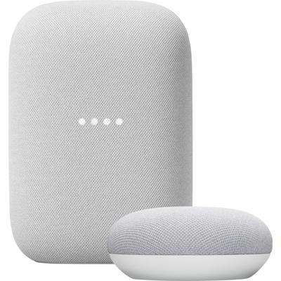 Google Nest Audio Chalk + Nest Mini Chalk Google Nest Audio Chalk + Nest Mini Chalk