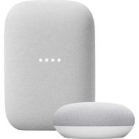 Google Nest Audio Chalk + Nest Mini Chalk