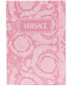 Versace carnet à logo imprimé - Rose