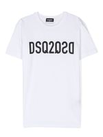 DSQUARED2 KIDS t-shirt en coton à logo imprimé - Blanc