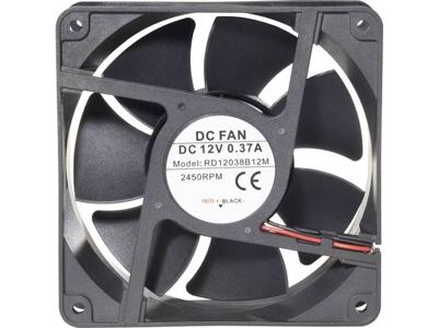TRU COMPONENTS RD12038B12M Axiaalventilator 12 V/DC 172 m³/h (l x b x h) 120 x 120 x 38 mm TRU COMPONENTS RD12038B12M Axiaalventilator 12 V/DC 172 m³/h (l x b x h) 120 x 120 x 38 mm