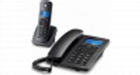 Motorola C4201 Combo Vaste Telefoon + DECT Zwart - thumbnail