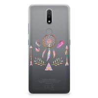 Nokia 2.4 Telefoonhoesje met Naam Boho Dreamcatcher - thumbnail