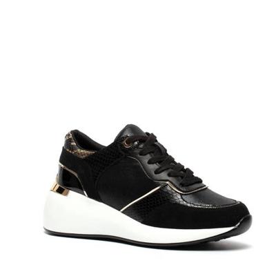 Madden Girl chunky sneakers met slangenprint zwart Madden Girl chunky sneakers met slangenprint zwart