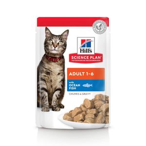 Hill&apos;s Science Plan Kat Natvoer Adult Zeevis 12x85g