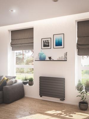 Eastbrook Addington type 21 horizontale radiator 58,8 x 80cm 1325 watt antraciet Eastbrook Addington type 21 horizontale radiator 58,8 x 80cm 1325 watt antraciet
