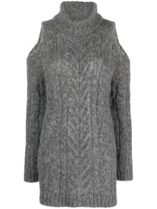 P.A.R.O.S.H. pull en maille torsadée - Gris