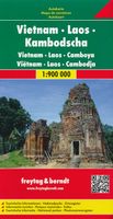 Wegenkaart - landkaart Vietnam - Laos - Cambodia (Cambodja) | Freytag - thumbnail