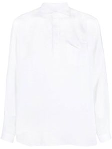 Lardini chemise en lin à manches longues - Blanc