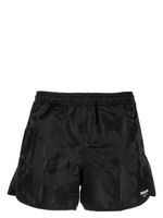 Alexander McQueen short de bain à motif Graffiti - Noir - thumbnail