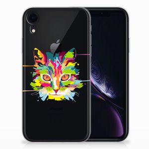 Apple iPhone Xr Telefoonhoesje met Naam Cat Color