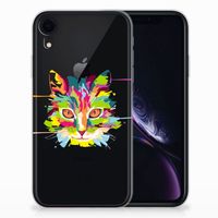 Apple iPhone Xr Telefoonhoesje met Naam Cat Color