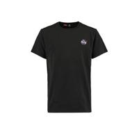 America Today T-shirt NASA met 3D applicatie zwart