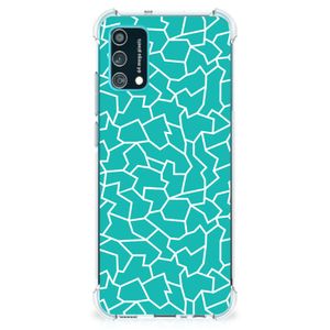 Samsung Galaxy M02s | A02s Back Cover Cracks Blue