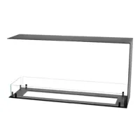 Foco Room Divider 1100 Medium - Automatische Brander\n- Foco \n- Kleur: Zwart  \n- Afmeting: 110 cm x 50 cm x 30 cm