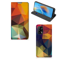 OPPO A74 4G Stand Case Polygon Color