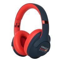 Red Bull Racing Bluetooth hoofdtelefoon RB-HP130 met 40 mm driver, USB-C, 11 uur accu, AUX-aansluiting, opvouwbaar, draadloos, over-ear headset met microfoon voor muziek, gaming, telefoongesprekken