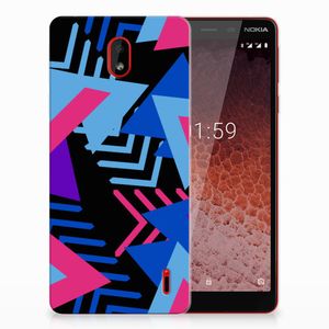 Nokia 1 Plus TPU Hoesje Funky Triangle