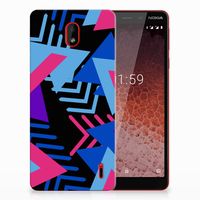 Nokia 1 Plus TPU Hoesje Funky Triangle