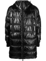 Moncler Grenoble doudoune Berry à effet de brillance - Noir