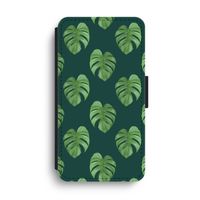 Monstera leaves: iPhone XS Max Flip Hoesje - thumbnail