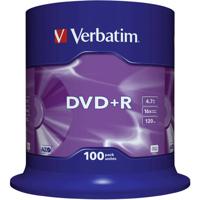 Verbatim 43551 DVD+R disc 4.7 GB 100 stuk(s) Spindel - thumbnail