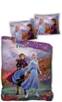 Disney Frozen Dekbedovertrek Anna en Elsa 140 x 200 cm - Polyester - thumbnail