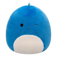 Squishmallows Plush Figure Winking Dark Blue Dino with Fuzzy Belly Brody 40 cm - thumbnail