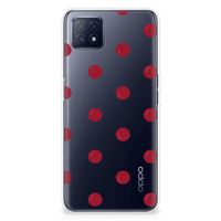 OPPO A53 5G | OPPO A73 5G Siliconen Case Cherries - thumbnail