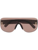 Stella McCartney Eyewear lunettes de soleil à monture oversize - Marron - thumbnail