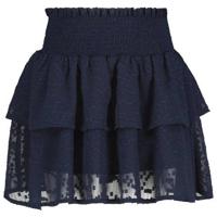 HEMA rok met borduursels donkerblauw