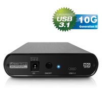 Fantec DB-ALU31 zwart 3.5 SATA USB 3.1 Typ-C - thumbnail