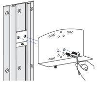 Ergotron Track Mount Bracket Kit for CPU Holders 60-156 Montagekit Zilver Belastbaar tot: 0.5 kg - thumbnail