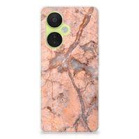 OnePlus Nord CE 3 Lite TPU Siliconen Hoesje Marmer Oranje