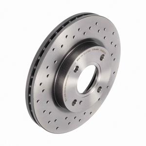 Remschijf BREMBO XTRA LINE BREMBO, Remschijftype: Geperforeerd / Geventileerd, u.a. für Ford