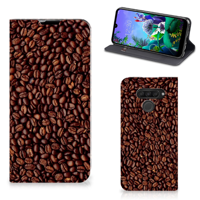 LG Q60 Flip Style Cover Koffiebonen