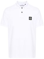 Stone Island polo en coton piqué - Blanc