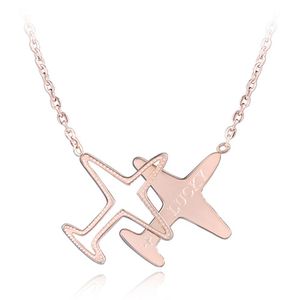 Cilla Jewels ketting Plane rosegoud Verguld