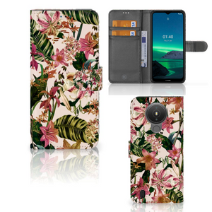 Nokia 1.4 Hoesje Flowers