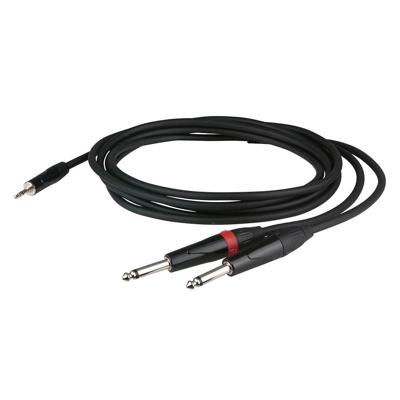DAP FLX31 minijack naar 2x mono jack verloopkabel 6m DAP FLX31 minijack naar 2x mono jack verloopkabel 6m