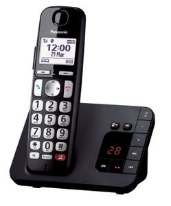 Panasonic KX-TGE260NLB telefoon DECT-telefoon Nummerherkenning Zwart